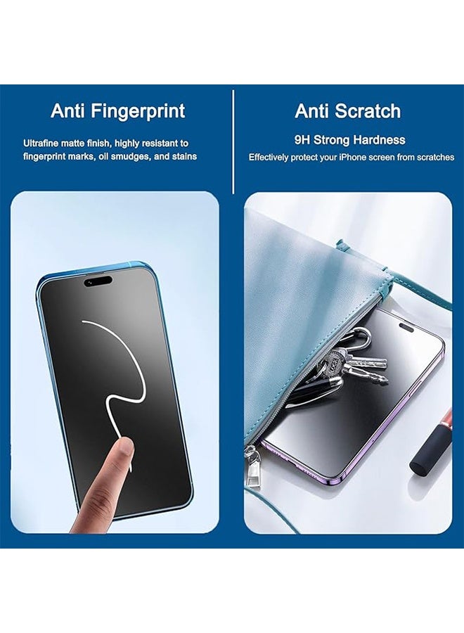 2PCS Screen Protector Privacy Nano glass For iPhone 16 Pro Max - Image 5